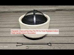 Caractéristique Charbon de bois brûlant fossé pour le feu résistant au gel intérieur hôtel jardin Décoration de la maison