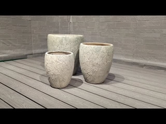 Ciment à fibre ronde pour barbecue/four à charbon de camping