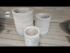 Ensemble de pots de jardin de haute qualité imperméable à l'eau et durable pour les arbres de pépinière en plein air