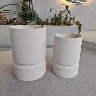 acheter Potes de plantes en fibres d'argile renforcées pour la décoration de jardins intérieurs et extérieurs online manufacture