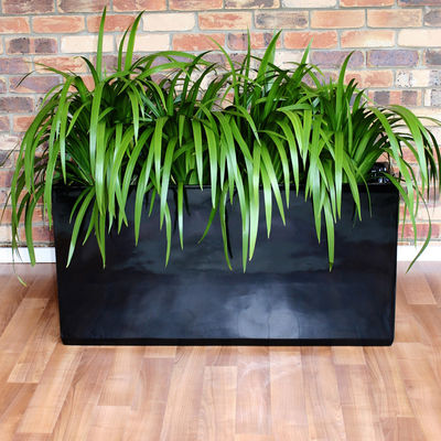 acheter Vente en gros Planteurs de fleurs en résine de fibre de verre de style moderne pots de plantes en FRP pour décoration online manufacture