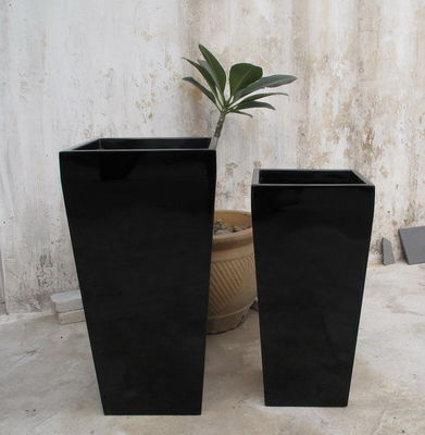 acheter Des pots de fleurs en fibre de verre modernes Planteurs d'arbres réels ou artificiels personnalisables online manufacture