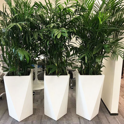 acheter Des pots ronds en fibre de verre faits à la main pour le jardin extérieur online manufacture