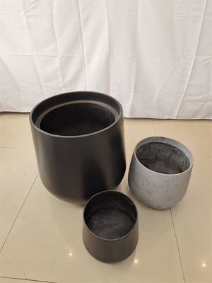 acheter Boîtes à fleurs en fibre de verre de forme ronde Boîte à fleurs GRP pour hôtel extérieur intérieur online manufacture