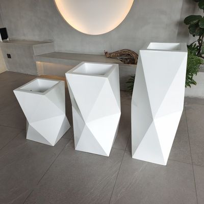 acheter Boîte à fleurs en résine de fibre de verre Boîte à fleurs de grande taille online manufacture