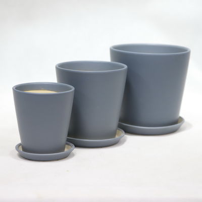 acheter Des pots en céramique ronde unique et brillante modernes pour l'affichage de la verdure intérieure online manufacture