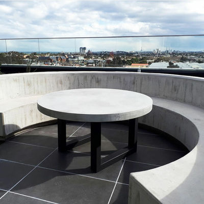 acheter Des tables en GRC de haute qualité et robustes, des meubles de jardin en béton, des ensembles de tables en forme ronde rectangulaire. online manufacture