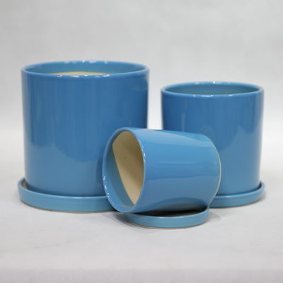 acheter Potes en céramique ronde imperméable à l'eau imperméable au feu pour exposition de plantes online manufacture
