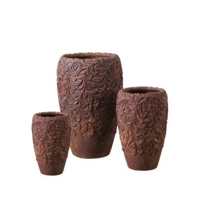 acheter Pot de plantation en fibre de verre résistant aux UV 6 pouces Ronde résistant aux intempéries online manufacture
