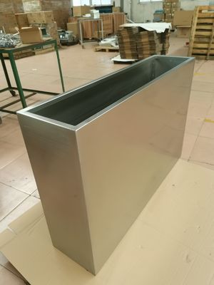 acheter Planteur de jardin rectangulaire en acier inoxydable personnalisé online manufacture