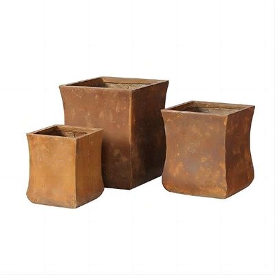 acheter Des pots de jardin à la main sculptés dans le style archaïque GRC pour la décoration du jardin online manufacture