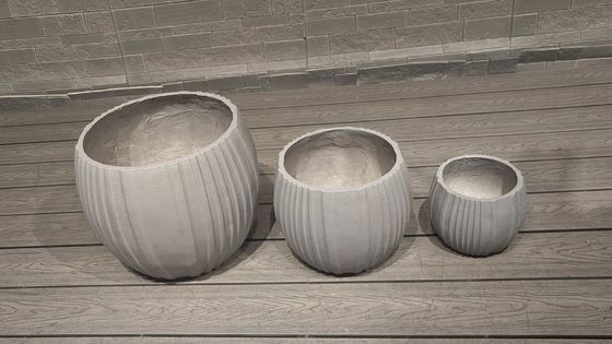 acheter Planteurs de décoration modernes ronds sculptés à la main pour la décoration d'hôtels extérieurs intérieurs online manufacture