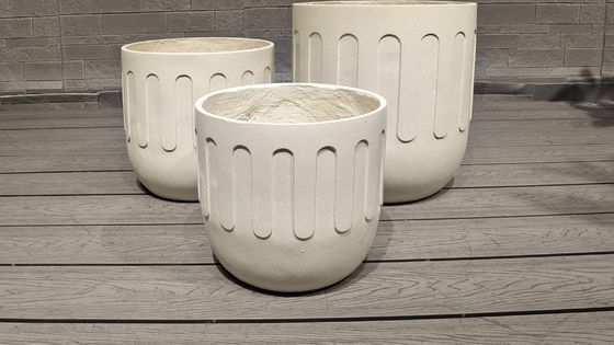 acheter Planteur moderne en fibre d'argile avec drainage résistant au gel online manufacture