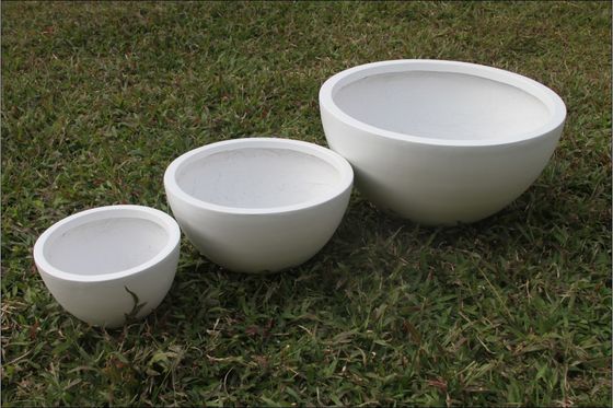 acheter Planteur en fibre d'argile blanche imperméable à l' eau et au feu, parfait pour le refuge extérieur. online manufacture