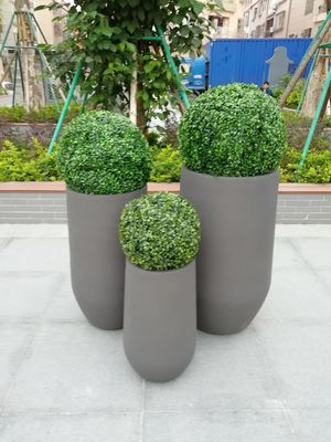 acheter Planteur d'argile renforcée à surface lisse pour les plantes hautes de style minimaliste online manufacture