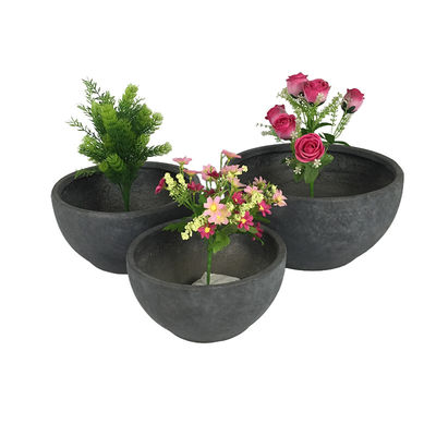 acheter Design de personnage Planteur en argile de fibre Planteurs de fleurs résistants au gel Pot pour la décoration extérieure online manufacture