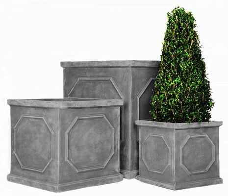 acheter Planteurs de fleurs pots sculptés à la main en fibre d'argile planteur avec finition sculpté à la main design unique online manufacture