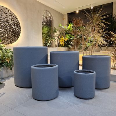 acheter Planteur en fibre d'argile durable de style moderne et trous de drainage pour le jardinage peu exigeant online manufacture