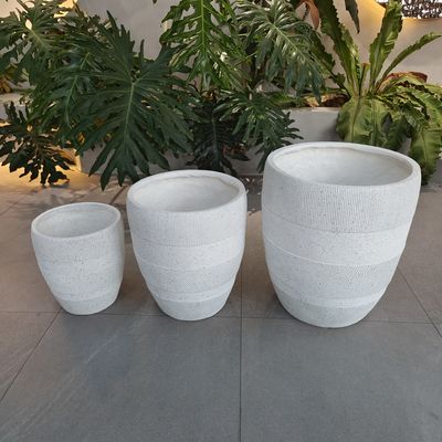 acheter Planteurs en fibre d'argile pour les jardins à conception durable et moderne online manufacture