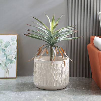 acheter Une magnifique exposition végétale avec des planteurs en fibre d'argile online manufacture