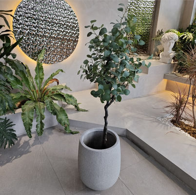 acheter Créer un beau jardin avec des pots de fleurs en fibre de verre Durable et léger online manufacture