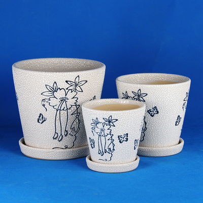 acheter Des pots en céramique de haute durabilité et de conception simple pour une plantation fiable online manufacture