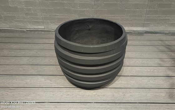 acheter Ajoutez une touche de sophistication à votre jardin avec une planteuse en fibre d'argile moderne imperméable à l'eau et au feu online manufacture