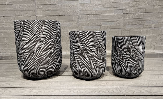 acheter Pot en fibre de ciment résistant au gel sculpté à la main pour une résistance au gel durable online manufacture