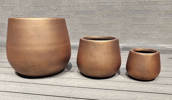 acheter Planteur en fibre d'argile résistant aux gelées personnalisé pour l'esthétique et la durabilité du jardin online manufacture