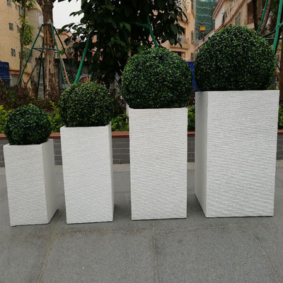 acheter Planteurs en fibre d'argile enduits de poudre pour les besoins du jardinage online manufacture