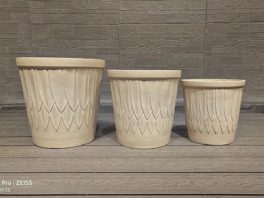 acheter Planteur d'argile de jardin d'hôtel intérieur renforcé avec trous de drainage et système intégré online manufacture