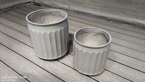 acheter Pot de ciment en fibre sculptée à la main utilisé pour le four à charbon de camping brûleurs chauffage online manufacture