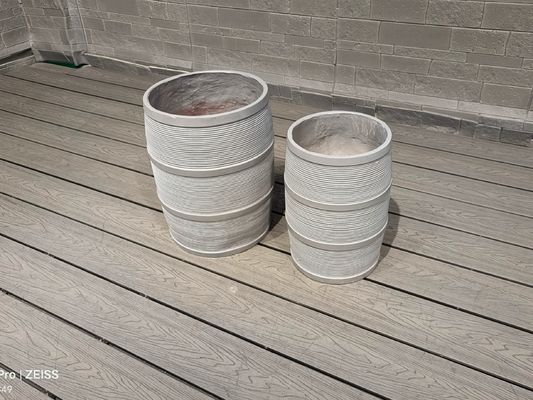acheter Résistant à l'eau et au feu Planteur en fibre d'argile Forme ronde online manufacture