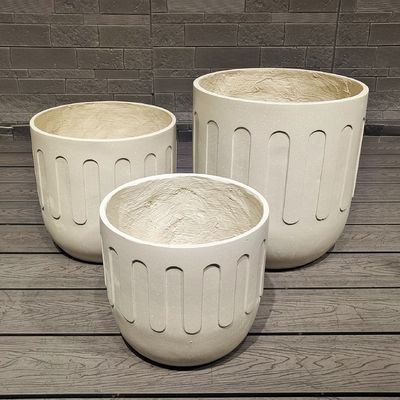 acheter Φ170*H210 Planteur en fibre d'argile: un ajout moderne à votre espace intérieur et extérieur online manufacture