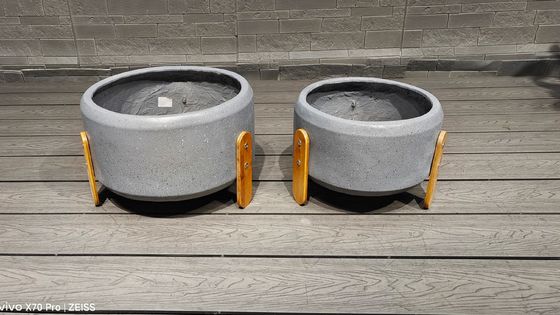 acheter Planteur en fibre d'argile sculptée à la main dans le design moderne sculpté à la main pour les plantes online manufacture