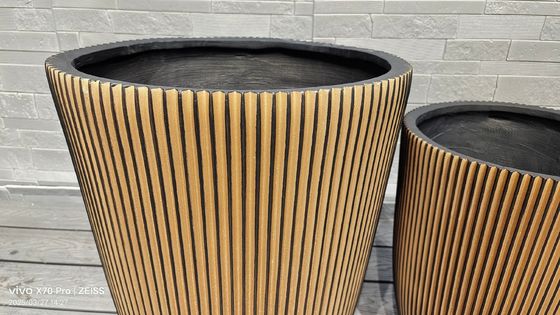 acheter Planteur en fibre d'argile sculpté à la main online manufacture