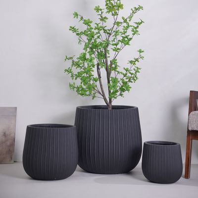 acheter Grand pot de fleurs moderne et vitré avec un design Atlantique luxueux pour la décoration intérieure dans la salle à manger et le salon, pour un usage quotidien online manufacture