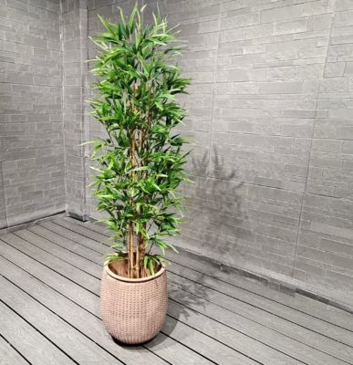 acheter conception en argile de fibre ronde en planteur extérieur architectural online manufacture