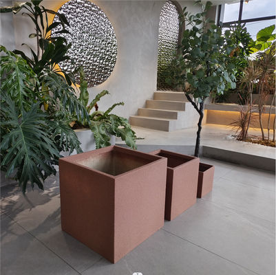 Planteurs de fleurs en fibre de verre pour le jardin