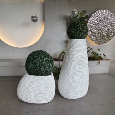 Boîte de plantation de GRP en résine de fibre de verre pour jardin intérieur et extérieur décor