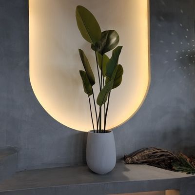 Plantes artificielles personnalisées de grande hauteur en plastique de 120 cm de différentes tailles faciles à nettoyer