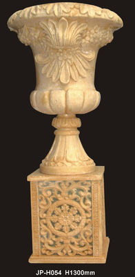 Pierre à sable légère, pot de plantation, sculpté à la main