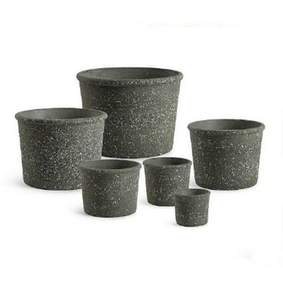 Planteurs GRC résistants au gel avec drainage pour décoration intérieure et extérieure