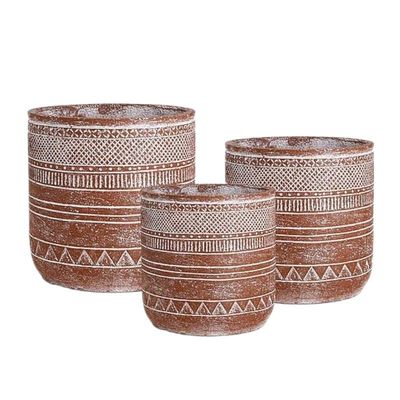 Réplique d'arc GRC pots de plante légers pour la décoration de la maison