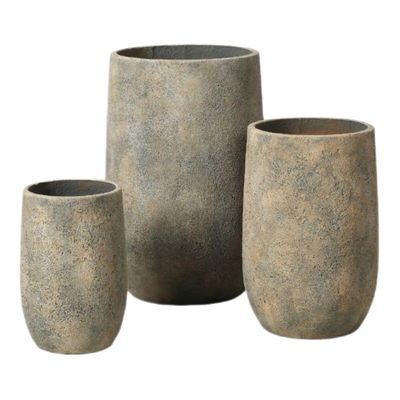 Des pots de plantation GRC résistants au gel sculptés à la main avec des trous de drainage personnalisables