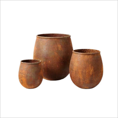 Pots de plantation en GRC sculptés à la main pour la décoration intérieure et extérieure