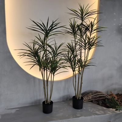 130-150 cm Arbre de yucca artificiel en plastique pour la décoration extérieure