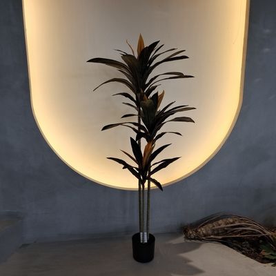 Plantes artificielles vertes en plastique à l'intérieur / à l'extérieur Fleurs artificielles 140cm
