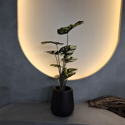 Faux Monstera résistant aux insectes 70-100 cm pour un décor à faible entretien
