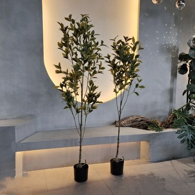 Des plantes en plastique factices et réalistes Des fleurs artificielles pour le vert intérieur